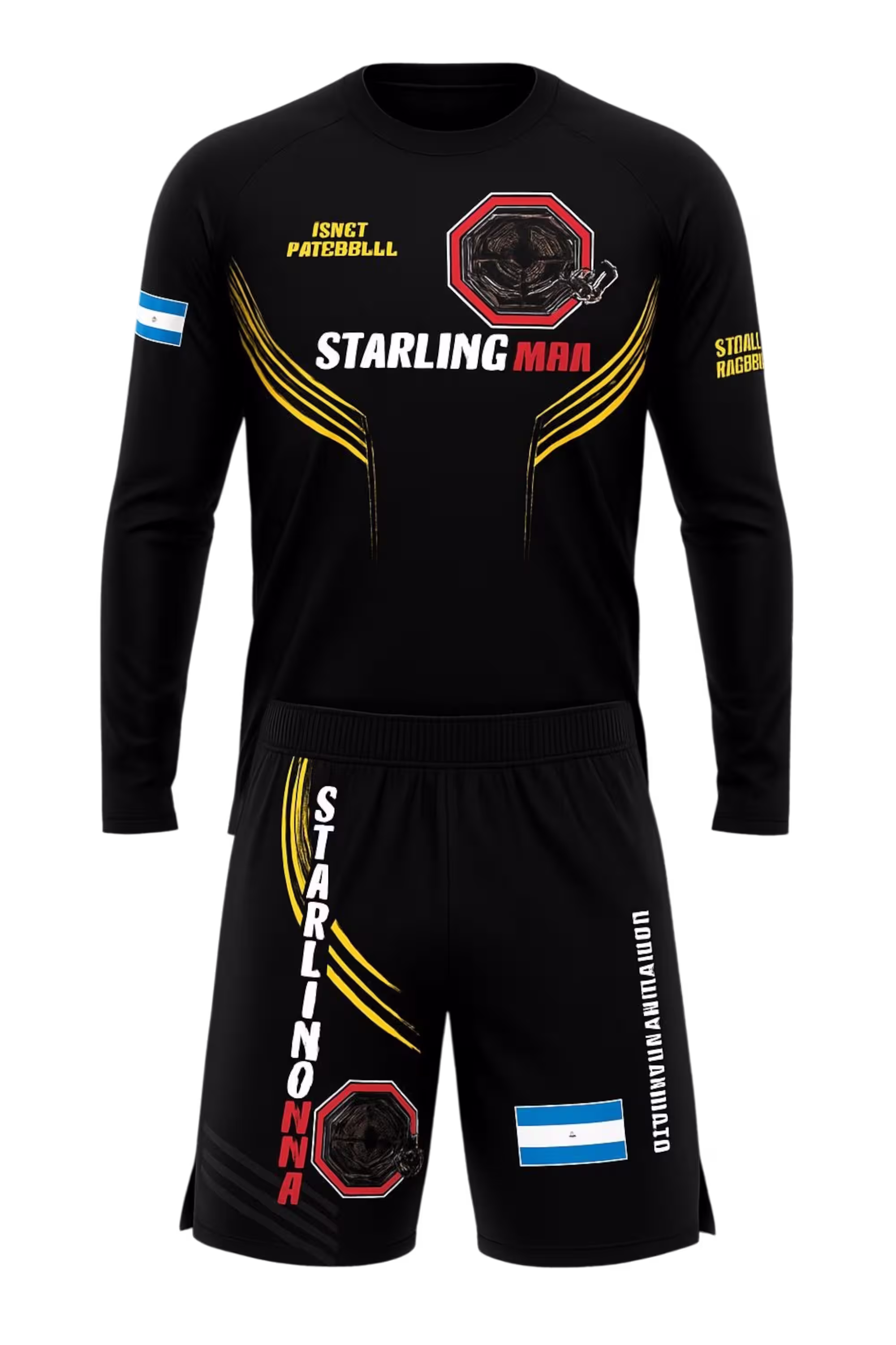 Uniforme de Entrenamiento Starling MMA - Negro